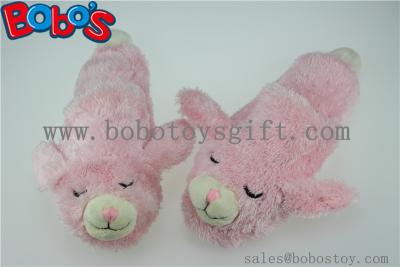 China Microwave Heated Slipper Plush Stuffed Rabbit Women Comfort Shoes for sale