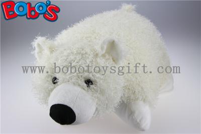 China Cheap Cushion Plush Stuffed Polor Bear Toy Pillow Covers for sale