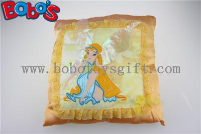 China Personalized Cushions Plush Soft Spirit Yellow Kids Pillows for sale