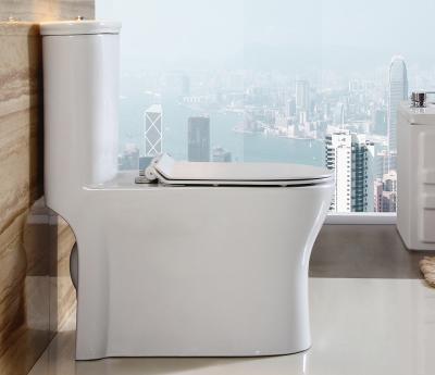 Cina Sifone a risparmio idrico Toilette monopezzo Cisterna superiore che fa capolino Toilette cinese in vendita