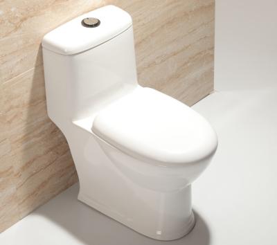 China Comfortable Ceramic One Piece Toilet Easy Cleaning Anti Bacteria for sale