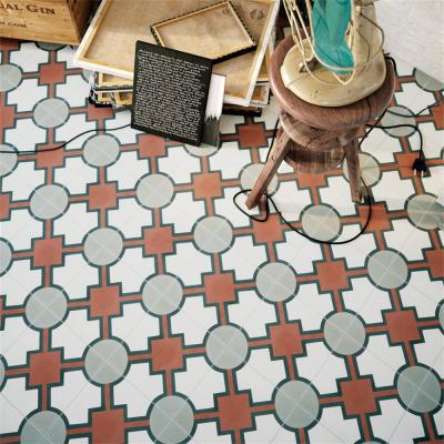 China Encaustic 200x200mm Floor Ceramic Rustic Tiles For Bathroom And antibacterial Decorative Wall Tile For Office for sale