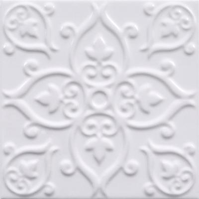 China Antibacterial White Ceramic Rustic Tiles 200x200mm For Kitchen And Durable Wall Tile For Living Room for sale