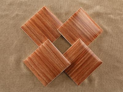 China Coffee Color ,152mm Length 152mm Width Indoor Aesthetic Ceramic Wall Bread Tiles Of Wall Covering And Wall Embelishment for sale