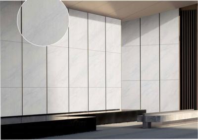 China 3D Line White Matte Antique Exterior Curtain Wall Porcelain Tiles 600x1200cm For Shopping Mall And Building for sale