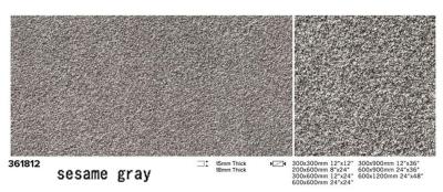 중국 반성식 전체 1200x600mm 바닥 포장 타일 어린이 놀이공원 15mm 두께 판매용