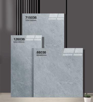 China Elegant Durable 750x1500mm Polished Glazed Porcelain Tiles And Indoor Floor Anti-Slip Tile  For Office And Bedroom for sale