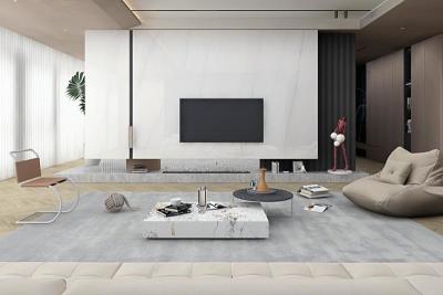 China Carrara White Indoor Floor Tile Polished Glazed Porcelain Tile For Interior Design And Living Room 900x1800x9mm for sale