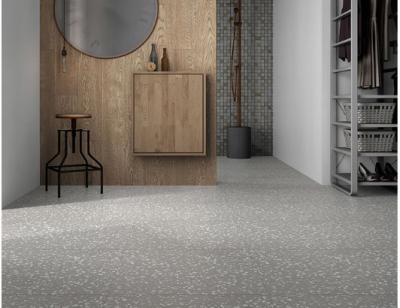 China 1152SQM 9.7mm Thick Full Body Porcelain Tiles Lappto Terrazzo Semi Polished Glazed for sale