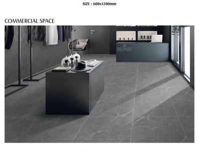 China 600x1200mm ISO Porcelain Vitrified Tiles Matt Finish Glazed Grey Marble PRIMERA for sale