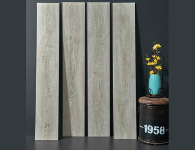 China 25x150cm 4Pcs Wooden Porcelain Tiles Glazed Building Materials Polished 9.5mm for sale