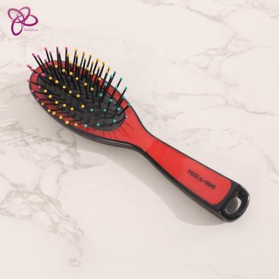 China Comb 231AS Private Label Wool Comfortable Healthy (Red) Comb For Massage Wet Dry Hairbrush Scalp Hairbrush Non-Slip Salon Tools for sale