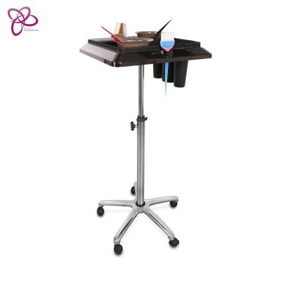 China Mordern Cheap Mobile Hair Extension Trolley For Iron Barber Trolleys Hair Braiding Hanger Universal Retro for sale