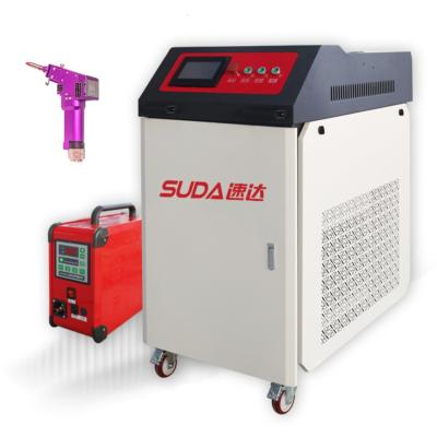 China Rust Removal China Brand SUDA 1000W 1500w Fiber Laser Welding Machine Price Handheld Welder for sale