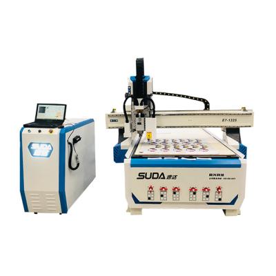 China MDF PROFILE E7 WOOD ACRYLIC ALUMINUM Advertising Sign Making CNC Router Machine With CCD Oscillating Knife for sale