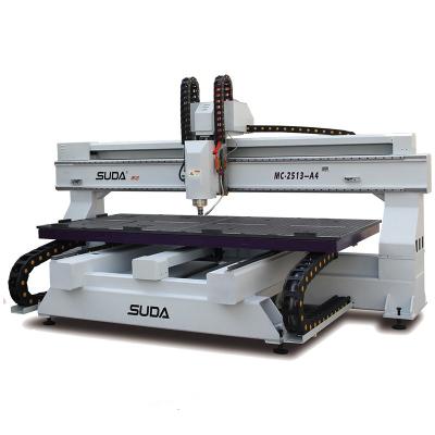 China SUDA MC2513-A4 HOTELS TABLE MOVING MULTIFUNCTIONAL CNC CARVING MACHINE for sale