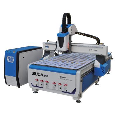 China Adversting SUDA 4 Axis ATC 1325 Machine G7-1325 1530 2040 CNC Routers For Woodworking for sale