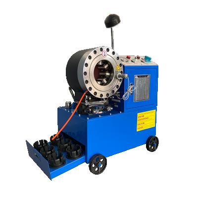 China Building Material Stores Customized Logo Color Dies Model 2 Inch 4 Yarn Pipe Hydraulic Press Automatic Crimping Machine for sale