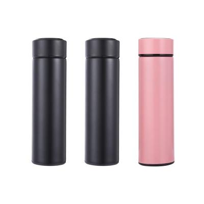 China Business 500ML Smart LED Temperature Display Insulation Bottle Thermos Cup Stainless Steel Vacuum Flask for sale