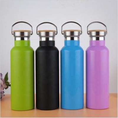 China Sustainable 18 8 Stainless Steel Water Bottle Insulated Milk Bottle With Finger Ringv for sale