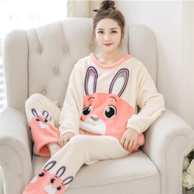 China Women's Suit Velor Suit Washcloth Washcloth Cardigan Large Yards QUICK DRY Cute Long Sleeve Pajamas Wear 3pcs for sale