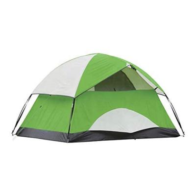 China Outdoor Foldable Portable Canopy Raising Large Double Layer Tent Disaster Relief 4 6 8 People Outdoor Family Camping Waterproof Tents for sale