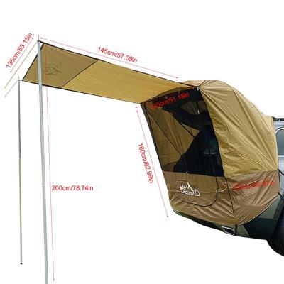 China Hot Sale Dachzelt Tent Family Camping Garage Suv Tents Car Tent Luxury High Quality Portable Extended Type Outdoor Tent for sale