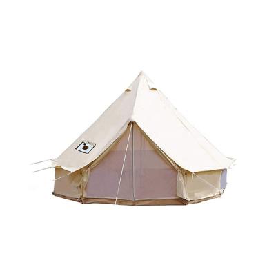 China Quality Product Family Wedding Party Bell Tent Luxury Dome Outdoor Camping Glamping Diagonal Tying Type Tent for sale