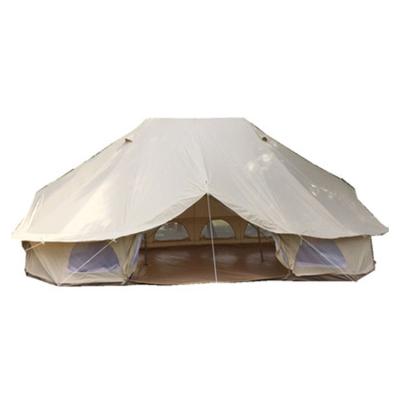 China New Product Portable Outdoor Waterproof Family Party Wedding Glamping Luxury Large Canvas Camping Tent for sale