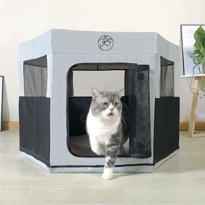 China Breathable Accept Customized Logo Pet Cat Removable Sleeping Bag Teepee Bed Tent For Home Use for sale