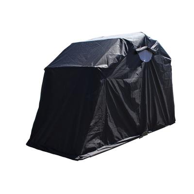 China Extended Type Convenient Logistics Outdoor Waterproof Bicycle Hangar Motorcycle Tent Bike Folding Cover for sale