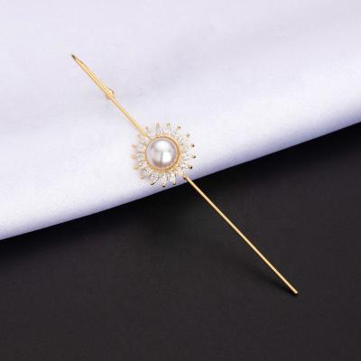 China CLASSIC Sun flower earrings hook crawler fashion gold women crystal jewelry sample pearl cuff earring for sale