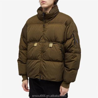 China Waterproof OEM High Quality Wholesale Customized Fashion Casual Winter Fall Custom Winter Down Padded Puffer Bubble Jacket For Men for sale