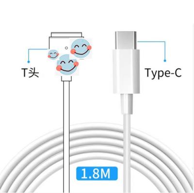 China New Product PC PD Type-C to Laptop Charger 1/2 Cable 1.8M Fast Charging For Macbook Magsafely1/2 Magsafely T/L Charger Cables for sale