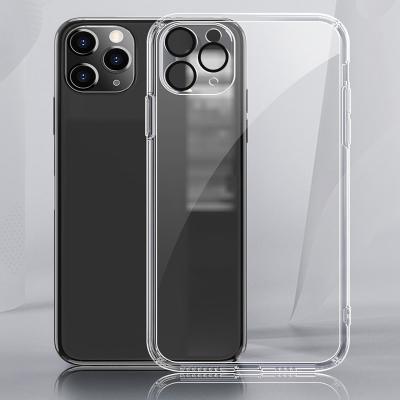 China High Quality Shockproof Transparent Clear Soft TPU Phone Case Protect Cover Soft Cases For iPhone 13 Pro Max Protect Camera Phone Case for sale