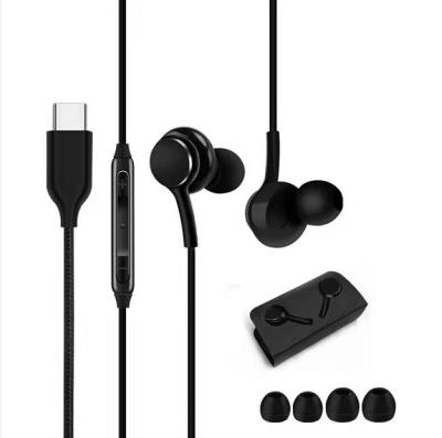 China In-Ear Type C Headset In-Ear Earphone For Samsung Note10 S20 Earbuds EO-IG955 Stereo Sound Usb C Edition Headset Earphone for sale