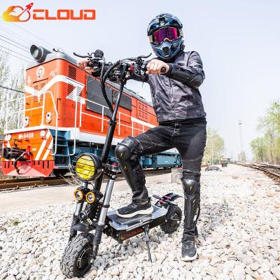 China CLOUD V7 Electric Electric Scooter 100KM/H 60V 5600W 2 Wheels E-scooter Folding Fast Unisex Scooter for sale