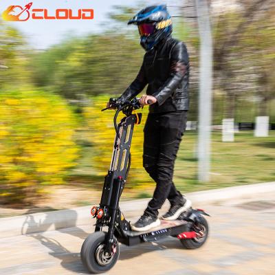 China Electrico CLOUD T22 Electrico Scooter 100KM/H 60V 5600W 200Kg Fastest Load E Scooter Unisex Folding Scooter for sale