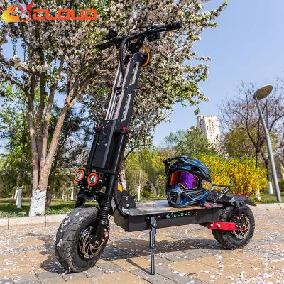 China CLOUD T22 Electric Electric Scooter Adult 5600W 6000W Seat E Scooter Unisex Powerful Double Scooter for sale