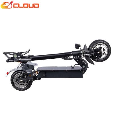 China Unisex CLOUD EU 48v 52v 2400w foldable adult dual motor with seat e scooter scooter electrico electrico patinetes-electricos- for sale