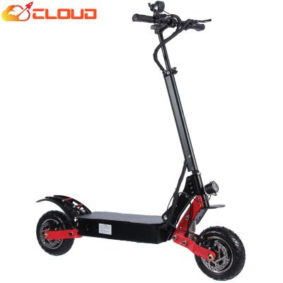 China Eu escooter double motor 10inch cloud 2400w fold monopattino-elettrico- e electric scooter USA unisex adult e-scooter for sale