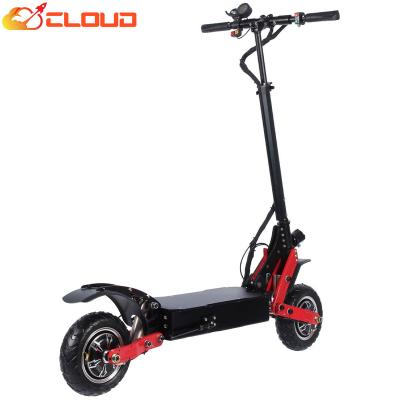 China 10 inch 52v 2400w double motor escooter adult 2 wheel unisex e-scooter eu cloud e scooter uk usa elektroroller for sale