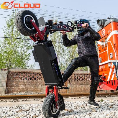 China Electrico CLOUD T109 14Inch Off Road 6000W Unisex Waterproof Foldable E-scooter Electric Scooter for sale