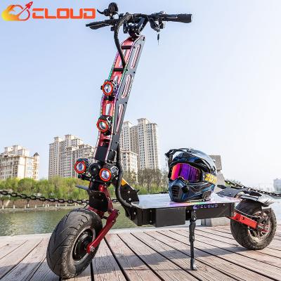 China Elektrikli Unisex Foldable Scooter CLOUD T109 7000W 6000W 14Inch Adult 200Kg Electric Scooter Load E Scooter for sale