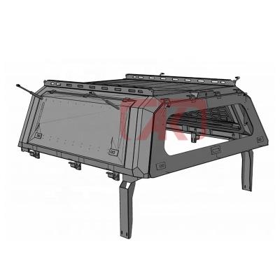 China Aluminum Alloy Truck Ute Canopy For Nissan Navara Np300 2016+ Waterproof Dustproof Camper for sale