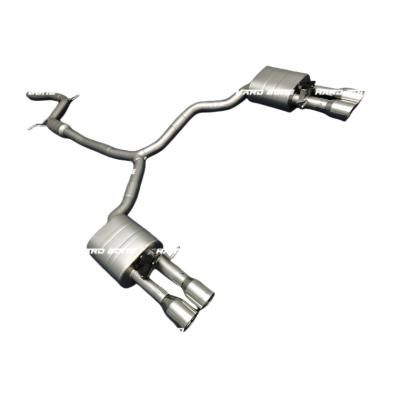 China Exhaust System Factory Wholesale Price Catback Exhaust Pipe Automotive Exhaust System For Audi A6 2.0T for sale