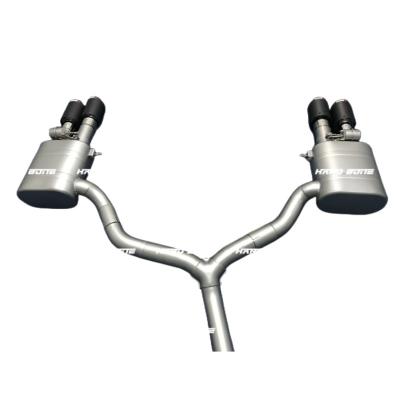 China Catback Exhaust System Manufacturer Supply 304 Stainless Steel Automotive Exhaust System For Audi A4 A5 for sale