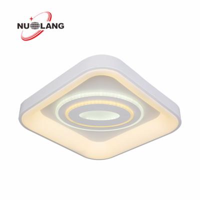 China Surface Mounted 3 Colors Changing Acrylic Material Square Shape LED Ceiling Lamp for sale