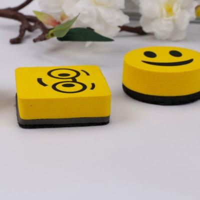 China Environmental Friendly High Quality Whiteboard Eraser Magnetic Whiteboard Cleaner Emoji Whiteboard Accessory Eraser for sale