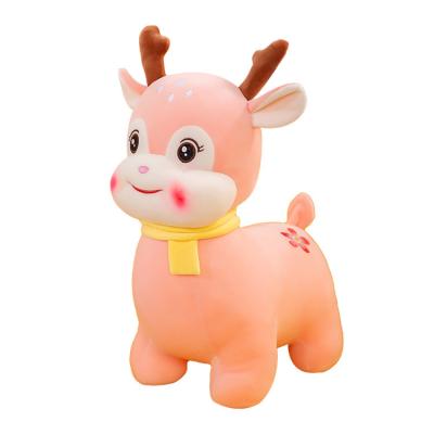 China Economical Cute Cartoon Custom Design Super Soft Plush Scarf Deer Plush Toy Figure for sale